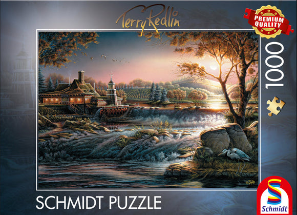 Lights in the Wilderness  by Terry Redlin 1000 Piece Puzzle by Schmidt