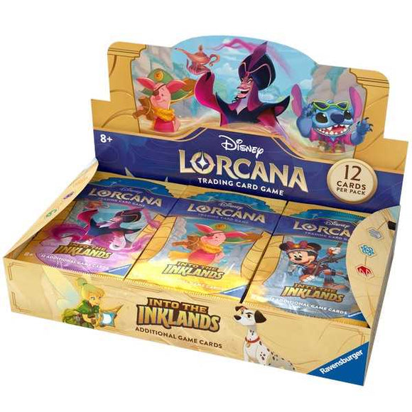 Disney Lorcana Into The Inklands - Booster Pack Display (24 Packs) - Set 3