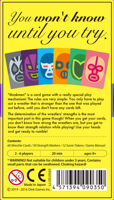 Oink Games Maskmen