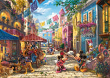 *DAMAGED BOX* Thomas Kinkade-Disney: Mickey and Minnie in Mexico 6000 Piece Puzzle by Schmidt