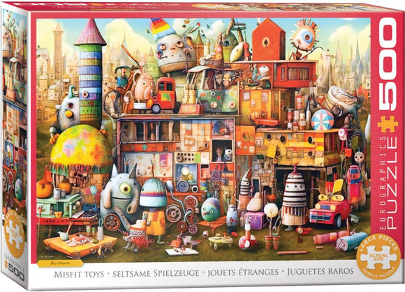 *NEW* Misfit Toys by Ray Powers 500 XL Piece Puzzle by Eurographics