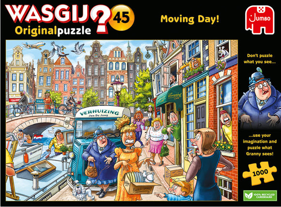 *NEW* Wasgij Original 45 Moving Day! 1000 Piece Puzzle **Puzzle Pre-Sale Est arrival Mid-September**