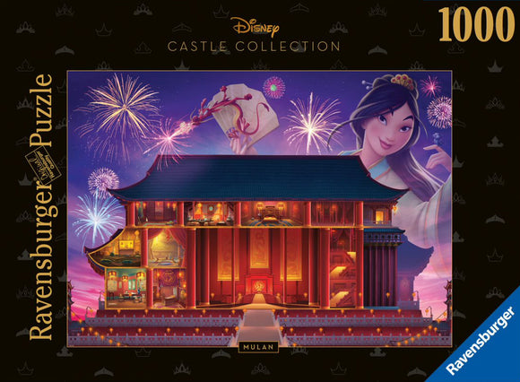 Disney Mulan Castle Disney Castle Series 1000 Puzzle by Ravensburger