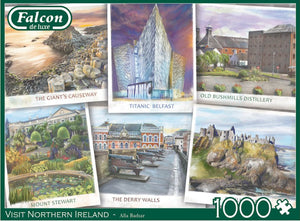 *NEW* Visit Northern Ireland by Alla Badsar 1000 Piece Puzzle by Falcon