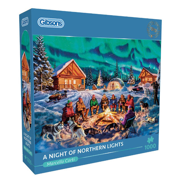 *NEW* A Night of Northern Lights by Marcello Corti 1000 Piece Puzzle By Gibsons