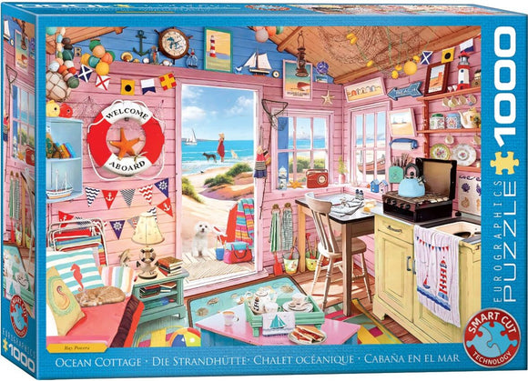 Ocean Cottage 1000 Piece Puzzle by Eurographics