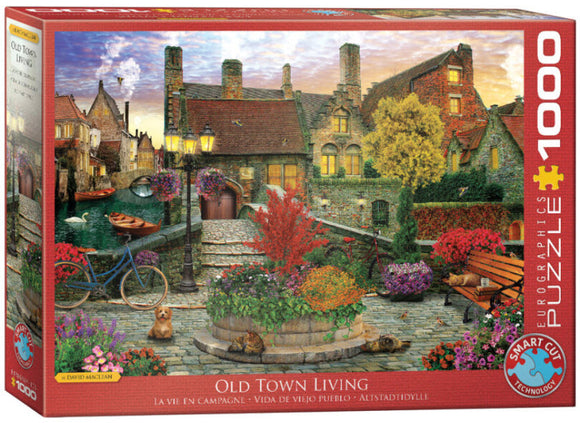 Old Town Living by David Maclean 1000 Piece Puzzle by Eurographics