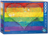 Love & Pride! One Love 1000 Piece Puzzle by Eurographics