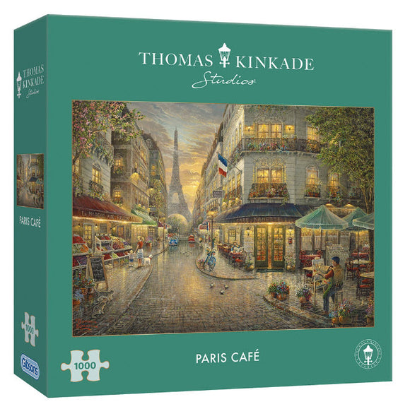 *NEW* Thomas Kinkade: Paris Café 1000 Piece Puzzle By Gibsons