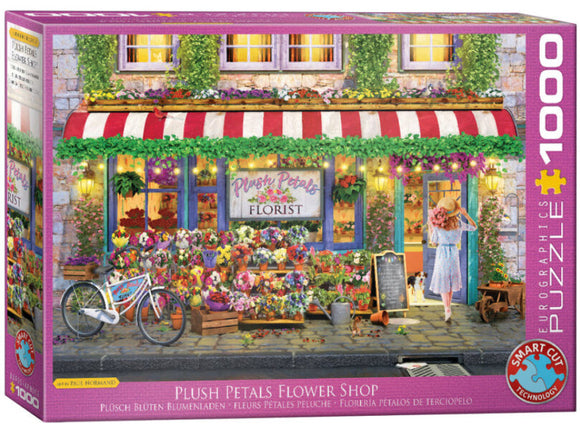 Plush Petals Florist 1000 Piece Puzzle by Eurographics