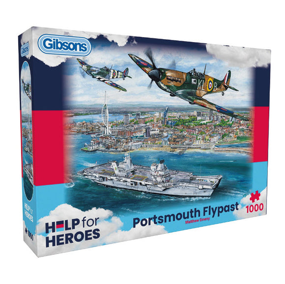 *NEW* Portsmouth Flypast  by Matthew Emeny 1000 Piece Puzzle By Gibsons