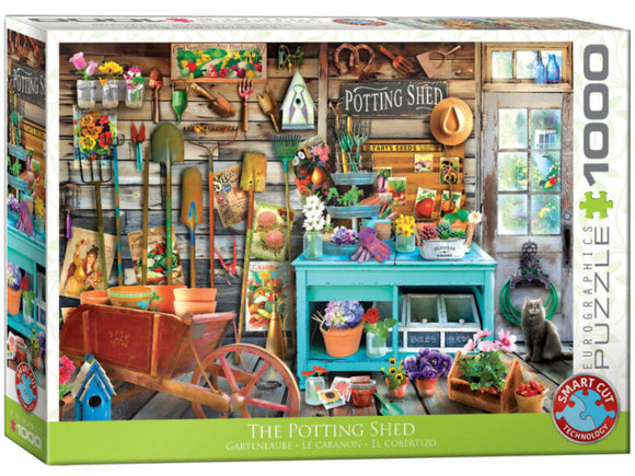 The Potting Shed 1000 Piece Puzzle by Eurographics