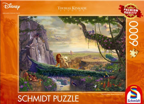 *DAMAGED BOX* Thomas Kinkade-Disney: The Lion King – Return to Pride Rock 6000 Piece Puzzle by Schmidt 3