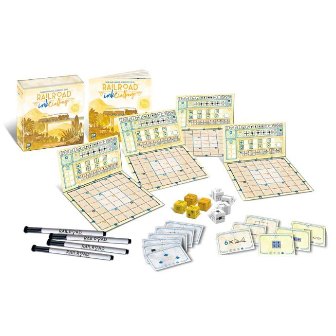 Railroad Ink Challenge: Shining Yellow Edition