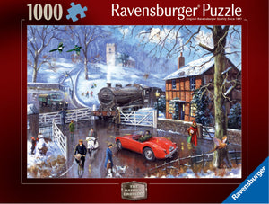 *NEW* The Railway Crossing by Kevin Walsh 1000 Puzzle by Ravensburger