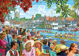 *NEW* Rowing At The Regatta by Steve Crisp 1000 Piece Puzzle By Gibsons