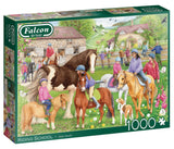 *NEW* Riding School by Anne Searle 1000 Piece Puzzle by Falcon