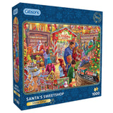 *NEW* Santa's Sweetshop by Steve Crisp 1000 Piece Puzzle By Gibsons