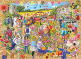 *NEW* Scarecrow Festival by Janice Daughters 1000 Piece Puzzle by Gibsons