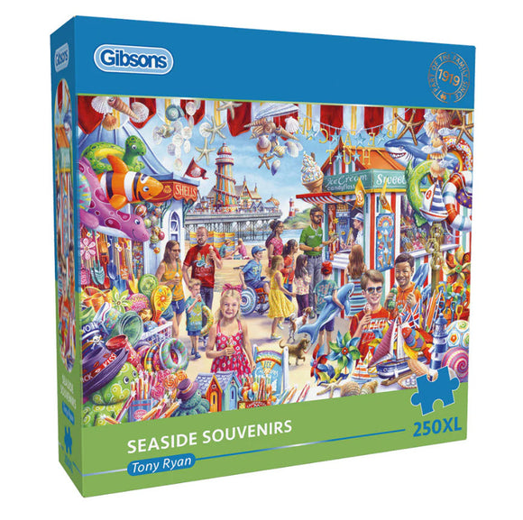 Seaside Souvenirs by Tony Ryan 250 XL Piece Puzzle by Gibsons