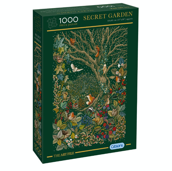 Secret Garden by The Art File 1000 Piece Puzzle By Gibsons