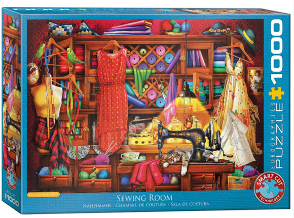 Sewing Craft Room 1000 Piece Puzzle by Eurographics