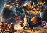 The Fascination of Space Travel by Michele Farella 1000 Piece Puzzle by Schmidt