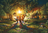 Magnificent Spring Glow by Terry Redlin 1000 Piece Puzzle by Schmidt