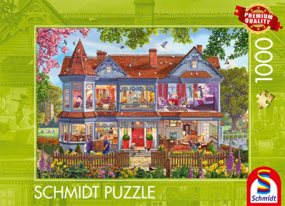 *NEW* House in Springtime by Steve Crisp 1000 Piece Puzzle by Schmidt