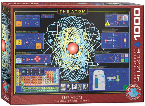 The Atom 1000 Piece Puzzle by Eurographics