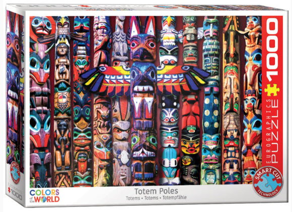 Totem Poles 1000 Piece Puzzle by Eurographics