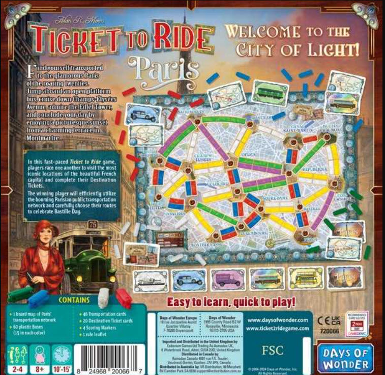 Ticket To Ride Paris