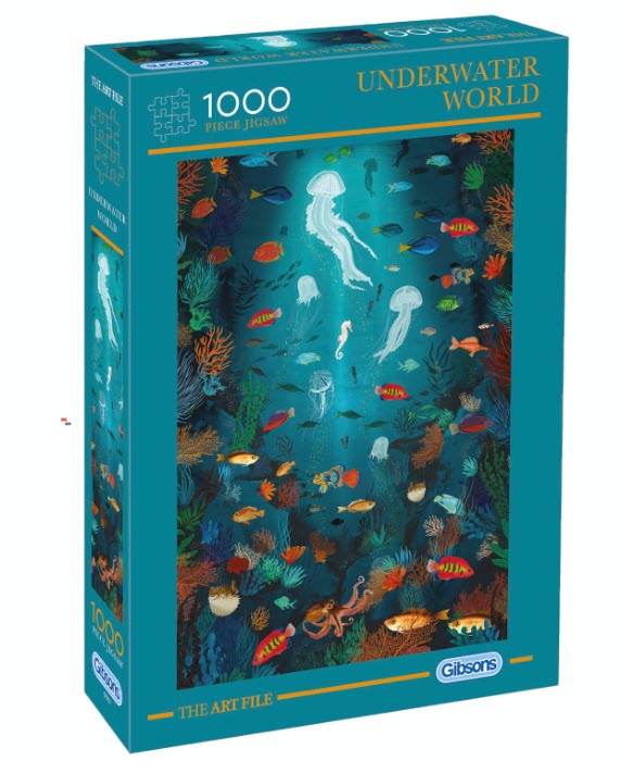 Underwater World by The Art File 1000 Piece Puzzle By Gibsons