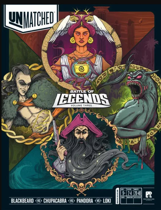 Unmatched: Battle of Legends Volume Three (With Foil Promo)