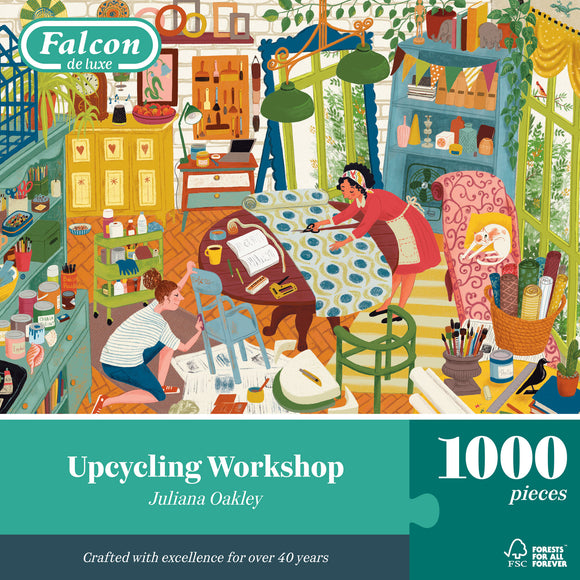 *NEW* Upcycling Workshop by Juliana Oakley 1000 Piece Puzzle by Falcon