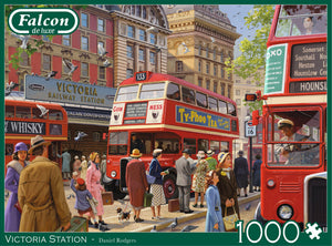 *NEW* Victoria Station by Daniel Rodgers 1000 Piece Puzzle by Falcon