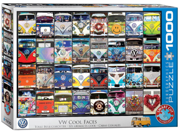 VW Cool Faces 1000 Piece Puzzle by Eurographics