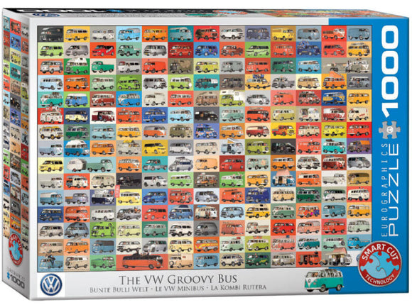 The VW Groovy Bus 1000 Piece Puzzle by Eurographics