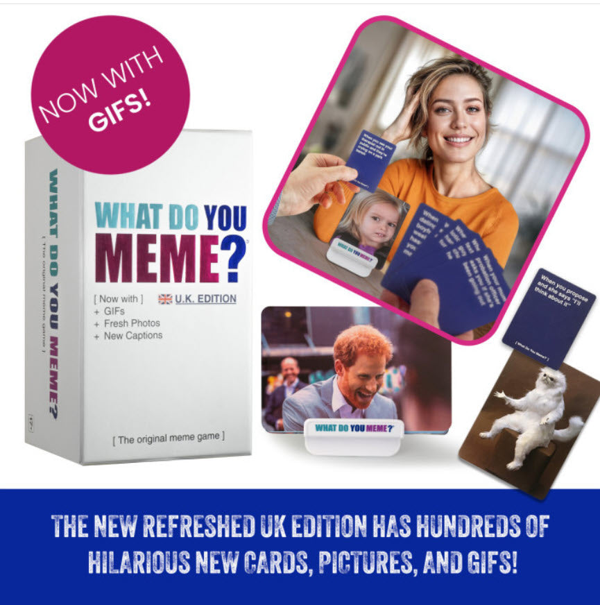 What Do You Meme? Adult Party Game UK Refreshed Edition