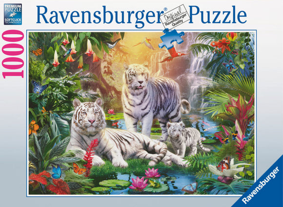 *NEW* White Tiger Family 1000 Puzzle by Ravensburger