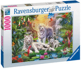 *NEW* White Tiger Family 1000 Puzzle by Ravensburger