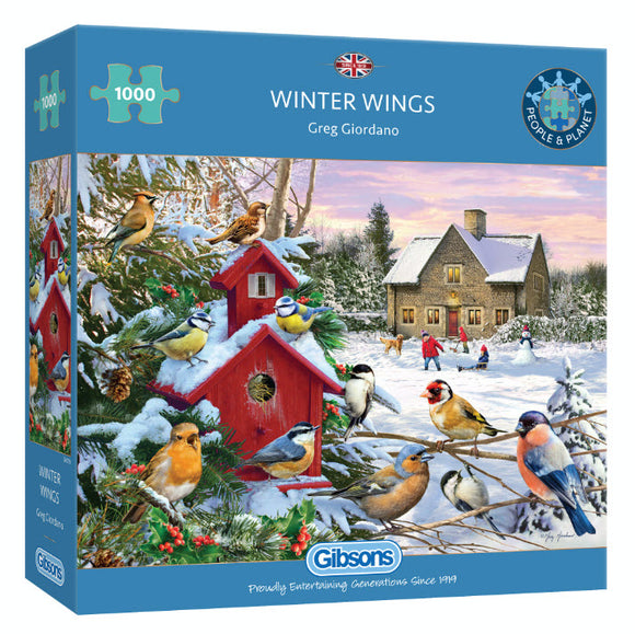 Winter Wings by Greg Giordano 1000 Piece Puzzle By Gibsons