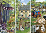 *NEW* Woodland Farm by Fiona Osbaldstone 1000 Piece Puzzle by Falcon