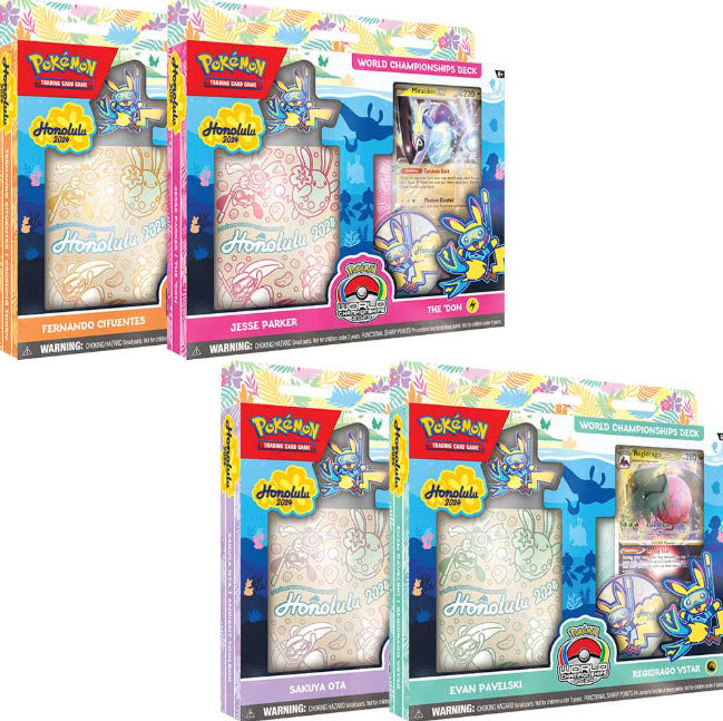 Pokémon TCG: World Champions 2024 Deck (Full set of 4 decks)