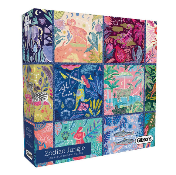 *NEW* Zodiac Jungle by Emma Frances Grant 1000 Piece Puzzle By Gibsons