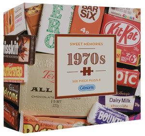 Sweet Memories of the 1970s 500 Piece Puzzle By Gibsons