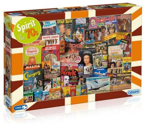 Spirit of the 70s 1000 Piece Puzzle By Gibsons