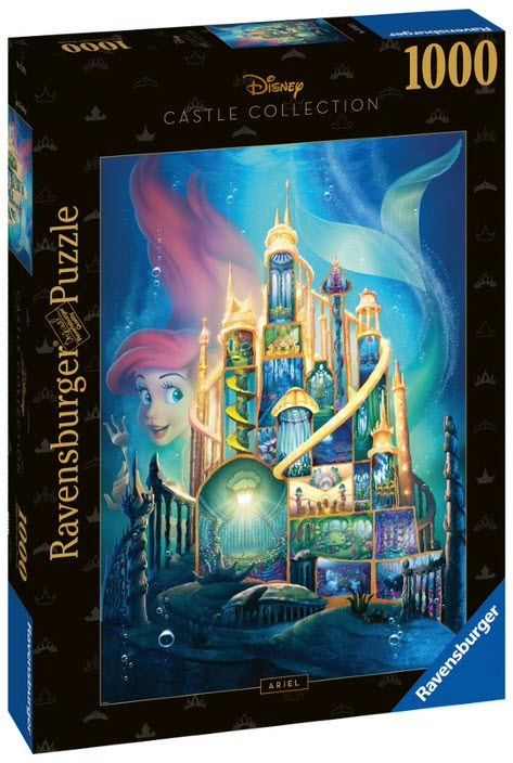 Disney Ariel Castle Disney Castle Series 1000 Puzzle by Ravensburger