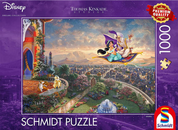 Thomas Kinkade-Disney: Aladdin 1000 Piece Puzzle by Schmidt