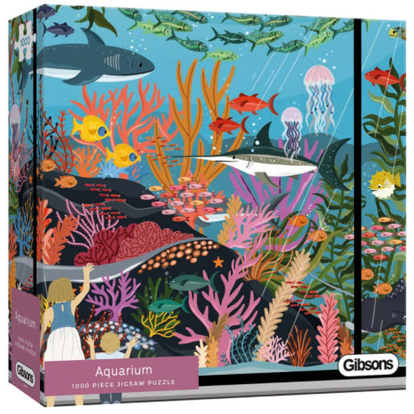 Aquarium 1000 Piece Puzzle By Gibsons